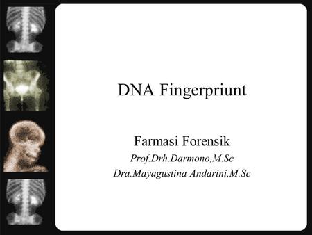 Farmasi Forensik Prof.Drh.Darmono,M.Sc Dra.Mayagustina Andarini,M.Sc