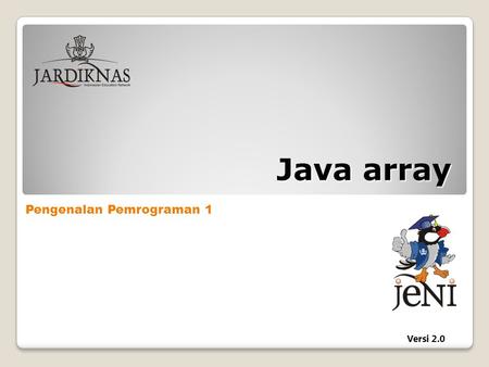 Java array.