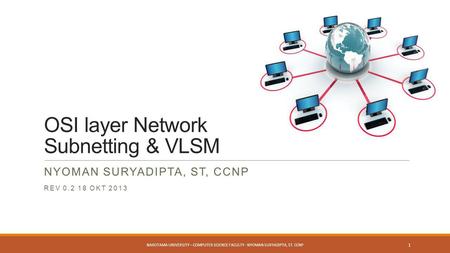 OSI layer Network Subnetting & VLSM