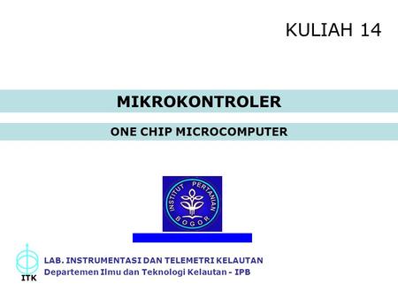 ONE CHIP MICROCOMPUTER