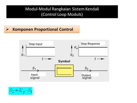 Modul-Modul Rangkaian Sistem Kendali
