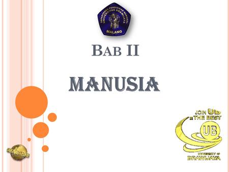 Bab II MANUSIA.