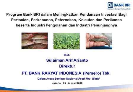 PT. BANK RAKYAT INDONESIA (Persero) Tbk.