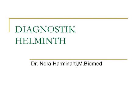 Dr. Nora Harminarti,M.Biomed