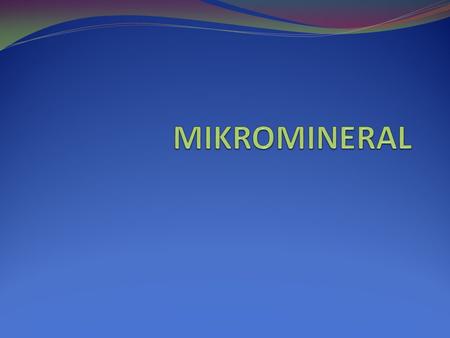 MIKROMINERAL.