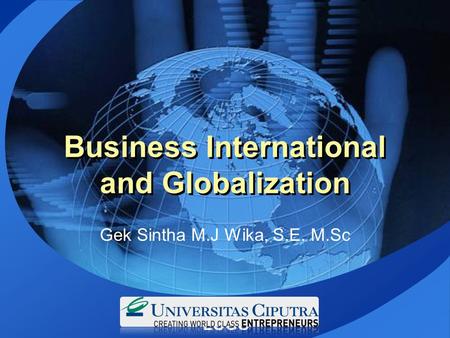 Business International and Globalization