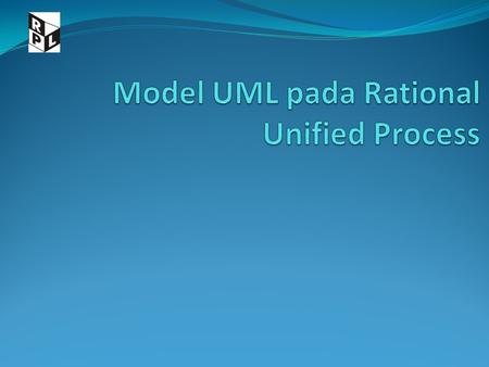 Model UML pada Rational Unified Process