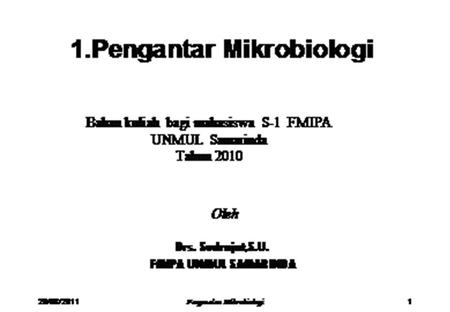 1.8.Cabang-cabang Mikrobiologi