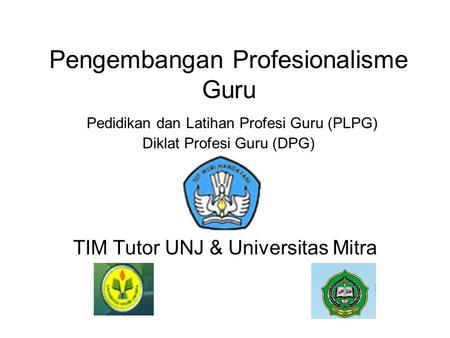 TIM Tutor UNJ & Universitas Mitra