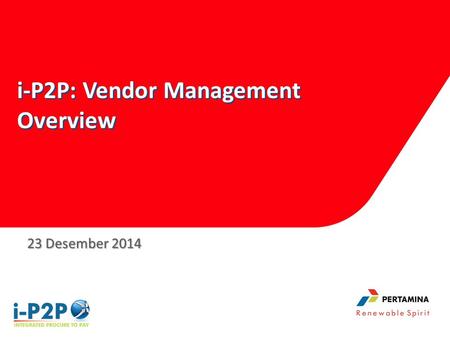 Kendala External (Vendor) Kendala Internal (Pertamina)