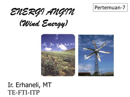ENERGI ANGIN (Wind Energy)