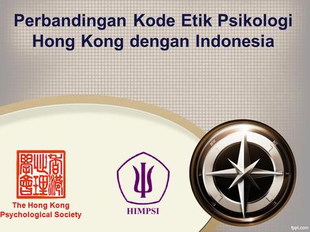 Perbandingan Kode Etik Psikologi Hong Kong dengan Indonesia