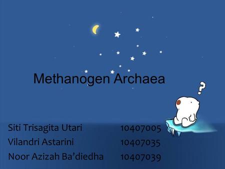 Methanogen Archaea Siti Trisagita Utari