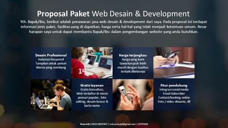 Proposal Paket Web Desain & Development