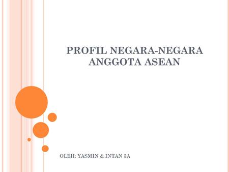 PROFIL NEGARA-NEGARA ANGGOTA ASEAN