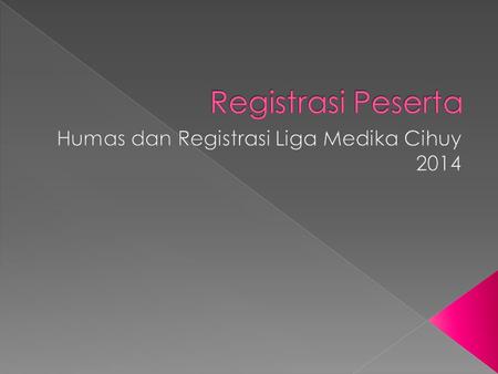  INAMSC : 21 November – 1 Februari (Kecuali Jakarta Conference akan dibuka pendaftaran tambahan)  IMMSSO : 15 Februari – 31 Maret  IMARC : 15 Februari.