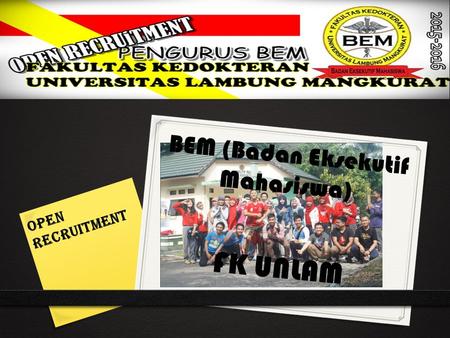 BEM (Badan Eksekutif Mahasiswa) FK UNLAM