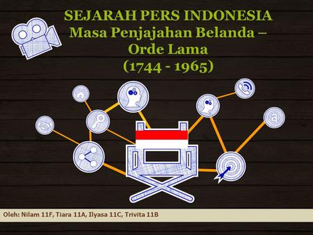 SEJARAH PERS INDONESIA Masa Penjajahan Belanda – Orde Lama  ( )