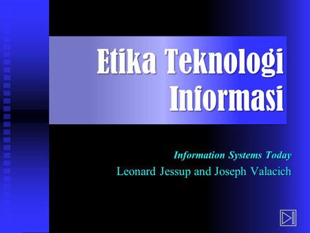 Etika Teknologi Informasi