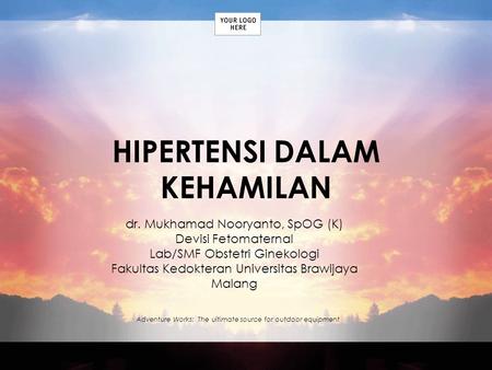 HIPERTENSI DALAM KEHAMILAN