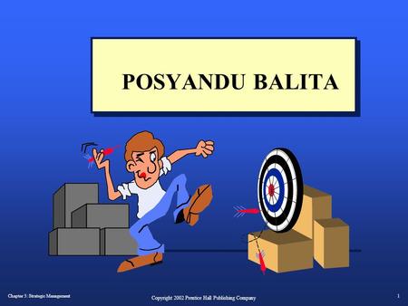 POSYANDU BALITA This Deco border was drawn on the Slide master using PowerPoint's Rectangle and Line tools. A smaller version was placed on the Notes.