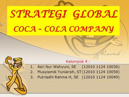 STRATEGI GLOBAL COCA – COLA COMPANY