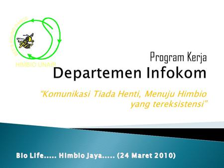 Program Kerja Departemen Infokom