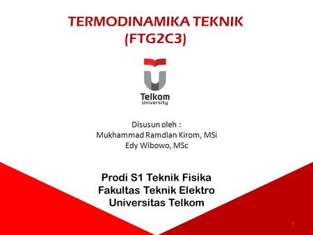 TERMODINAMIKA TEKNIK (FTG2C3)
