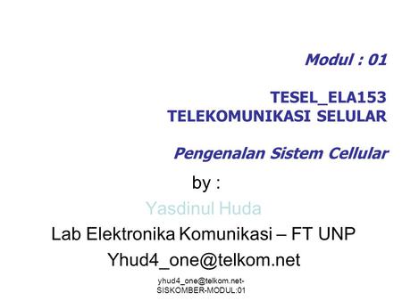 Lab Elektronika Komunikasi – FT UNP