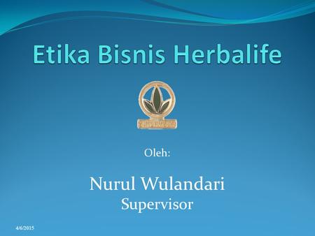 Etika Bisnis Herbalife