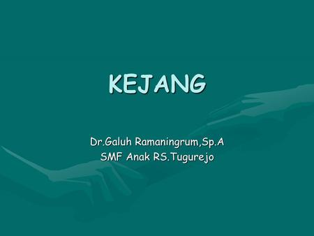 Dr.Galuh Ramaningrum,Sp.A SMF Anak RS.Tugurejo