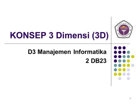 D3 Manajemen Informatika 2 DB23