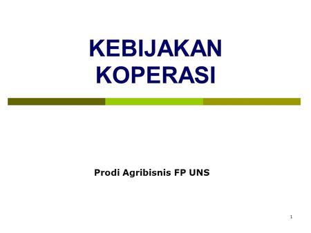 Prodi Agribisnis FP UNS