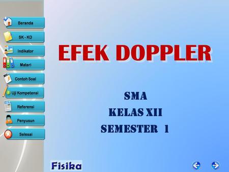 EFEK DOPPLER SMA Kelas XII Semester 1.