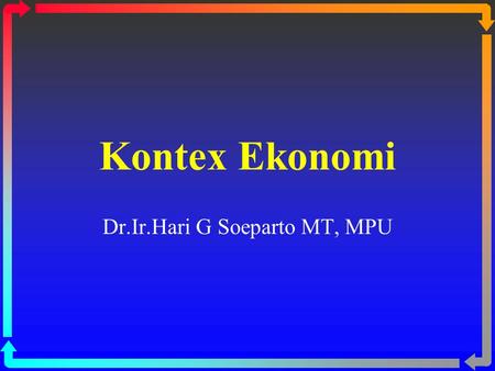 Dr.Ir.Hari G Soeparto MT, MPU