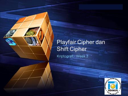 Playfair Cipher dan Shift Cipher