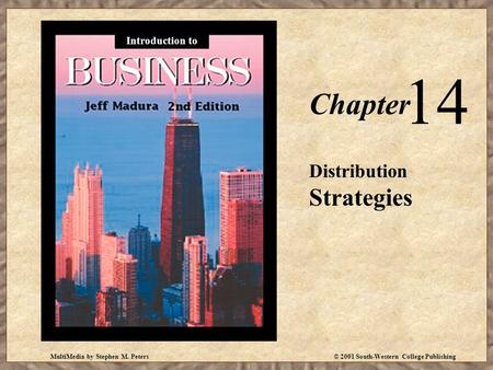 14 Chapter Distribution Strategies Introduction to