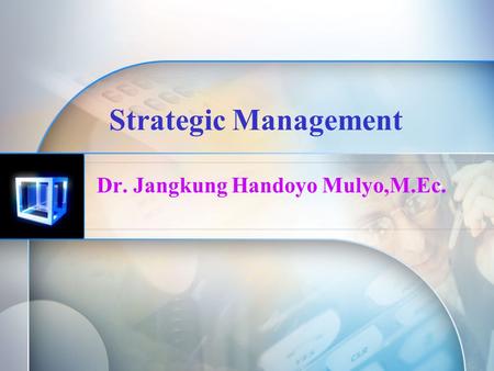 Dr. Jangkung Handoyo Mulyo,M.Ec.
