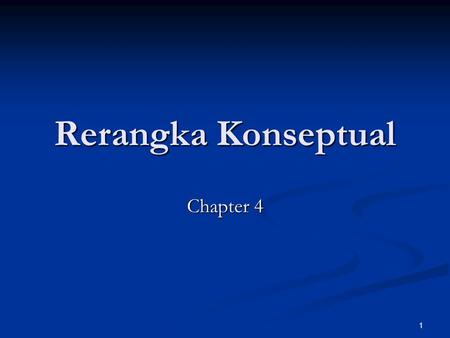 Rerangka Konseptual Chapter 4.