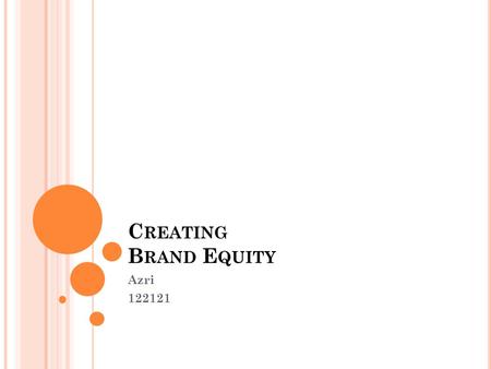 Creating Brand Equity Azri 122121.