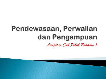 Pengampuan Curatele Ppt Download