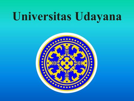 Universitas Udayana.