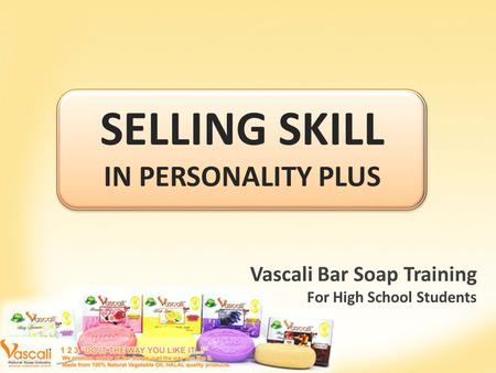 SELLING SKILL IN PERSONALITY PLUS
