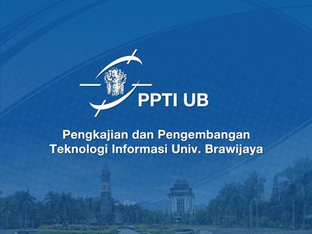 Sistem Informasi Manajemen di Universitas Brawijaya
