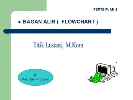 BAGAN ALIR ( FLOWCHART )