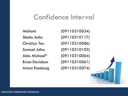 Confidence Interval Michael ( ) Sheila Aulia ( )