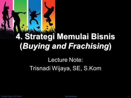 4. Strategi Memulai Bisnis (Buying and Frachising)