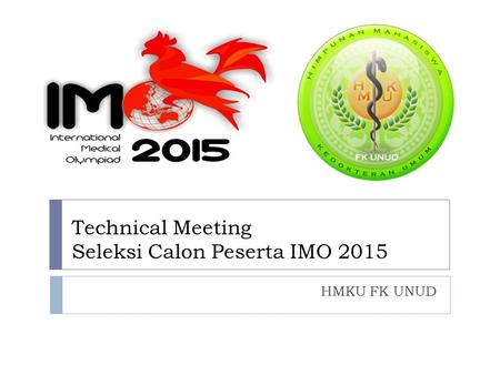 Technical Meeting Seleksi Calon Peserta IMO 2015