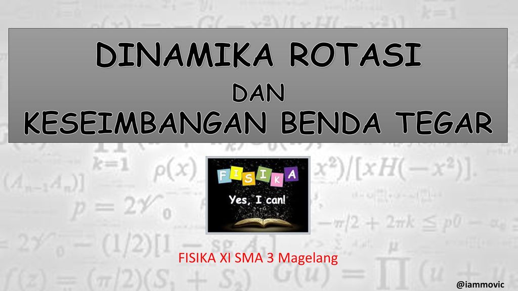 Dinamika Rotasi Dan Keseimbangan Benda Tegar Ppt Download