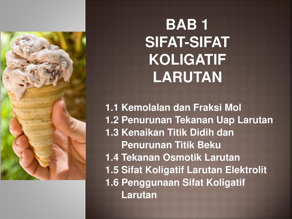 Sifat Sifat Koligatif Larutan Ppt Download